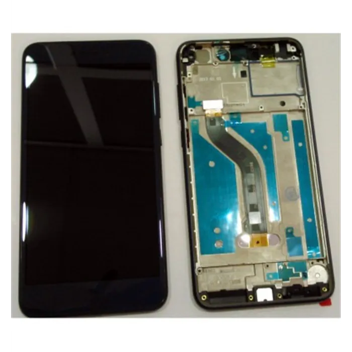 Huawei P8 Lite 2017 pantalla lcd + tactil azul + marco azul premium p8lite 2017 pra-la1 pra-lx1