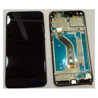 Huawei P8 Lite 2017 pantalla lcd + tactil azul + marco azul premium p8lite 2017 pra-la1 pra-lx1