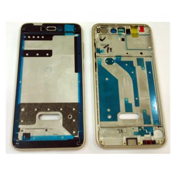 Huawei P8 Lite 2017 carcasa central dorada premium