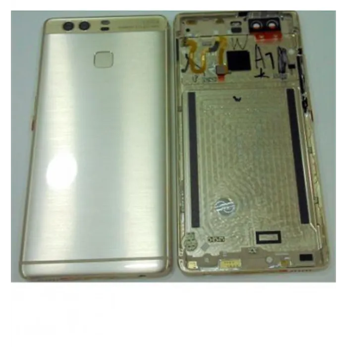Huawei Ascend P9 carcasa central + tapa de batería dorado