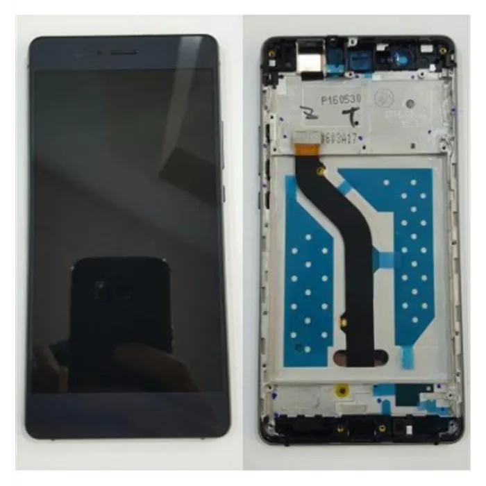 Huawei Ascend P9 Lite pantalla lcd + táctil negro + marco or