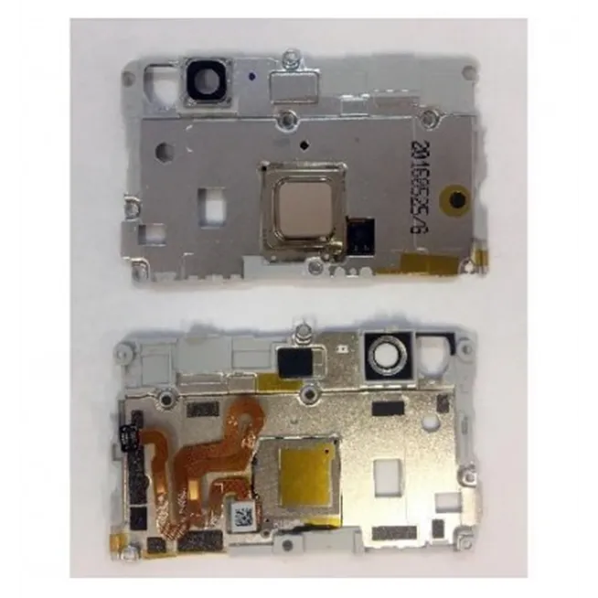 Huawei Ascend P9 Lite VNS-L21 VNS-L22 VNS-L23 VNS-L31 VNS-L53 carcasa intermedia con flex boton home dorado origina