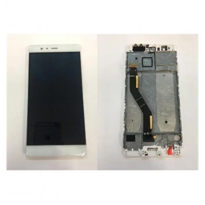 Huawei Ascend p9 plus lcd + tactil blanco + marco premium
