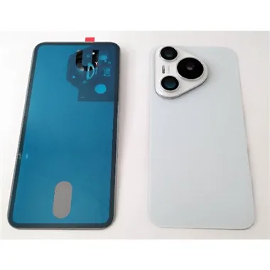Tapa trasera o tapa bateria blanca para Huawei Pura 70 con lente de camara