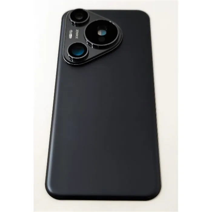 Tapa trasera o tapa bateria negra para Huawei Pura 70 Pro 5G con cristal de camara