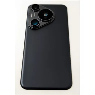 Tapa trasera o tapa bateria negra para Huawei Pura 70 Pro 5G con cristal de camara
