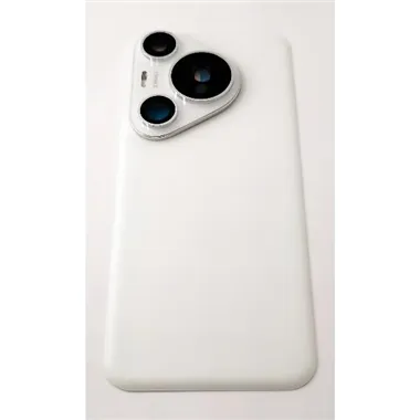Tapa trasera o tapa bateria blanca para Huawei Pura 70 Pro 5G con cristal de camara