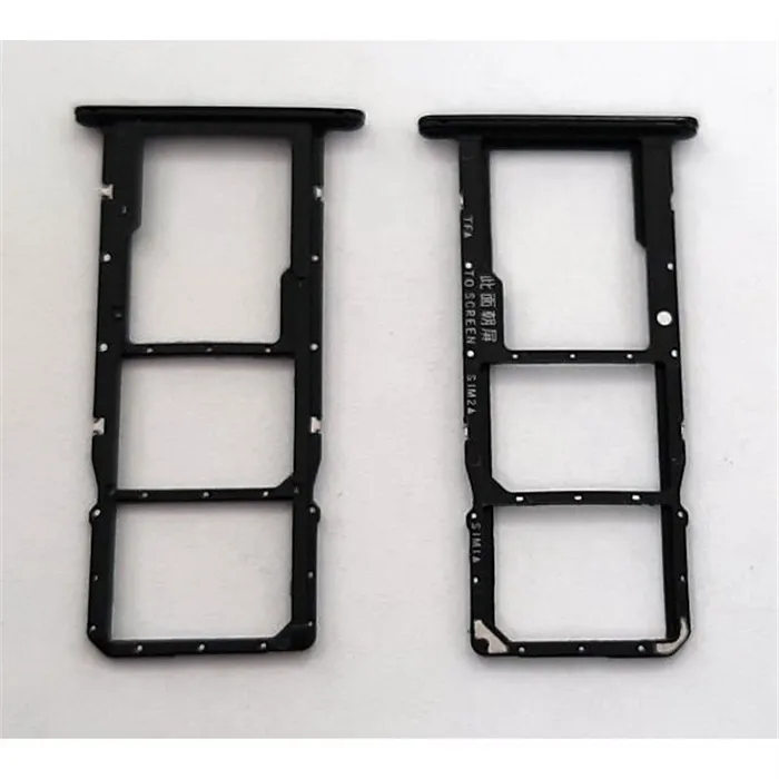 Soporte o bandeja dual sim negra para Huawei Y5P calidad premium