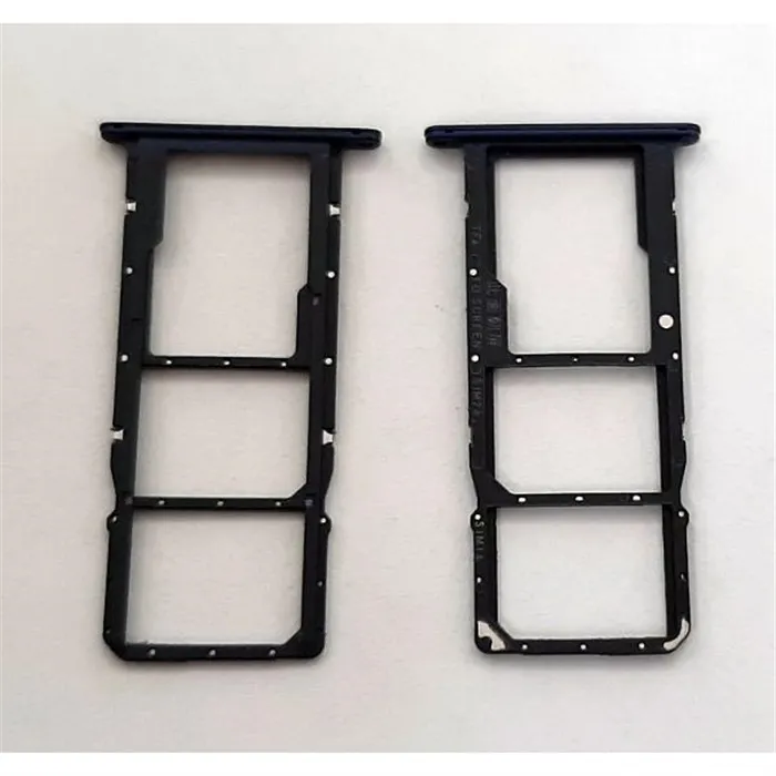 Soporte o bandeja dual sim azul para Huawei Y5P calidad premium