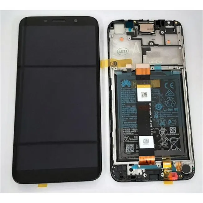 Pantalla lcd para Huawei Y5P 02353RJP mas tactil negro mas marco negro Service Pack