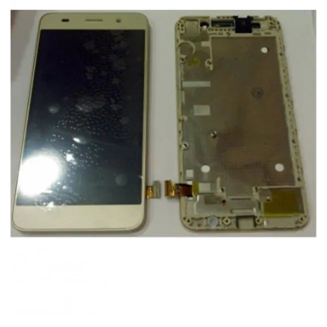 Huawei Y6 Honor 4A pantalla lcd + táctil dorado + marco premium