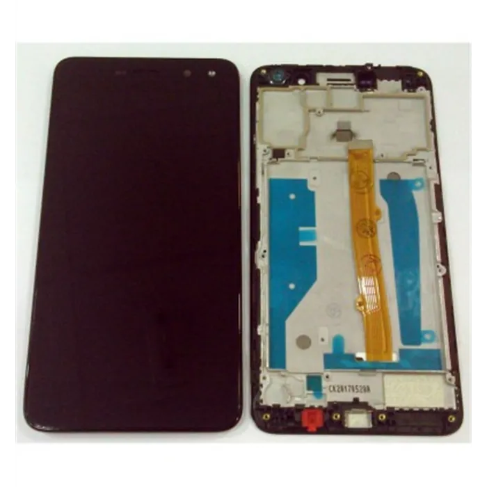 Huawei Y6 2017 pantalla lcd + tactil negro + marco premium