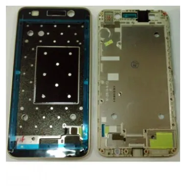 Huawei Y6 marco frontal dorado premium