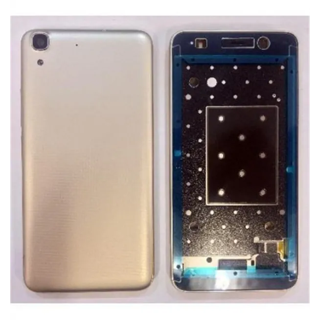 Huawei Y6 Honor 4A carcasa central + tapa dorada premium
