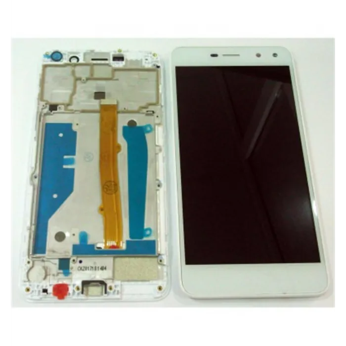 Huawei Y6 2017 pantalla lcd + tactil blanco + marco premium