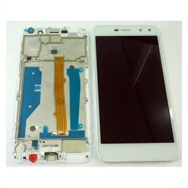 Huawei Y6 2017 pantalla lcd + tactil blanco + marco premium