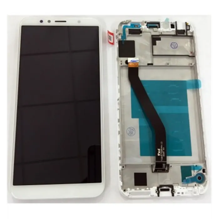 Huawei Y6 2018 ATU-L11 ATU-L21 ATU-L22 ATU-LX3 Honor 7a pantalla lcd + tactil blanco + marco premium