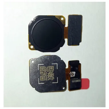 Flex lector huella negro para  Huawei Honor 8A JAT-LX1 calidad premium