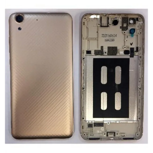 Huawei ascend Y6II 5A tapa batería dorado + carcasa trasera premium