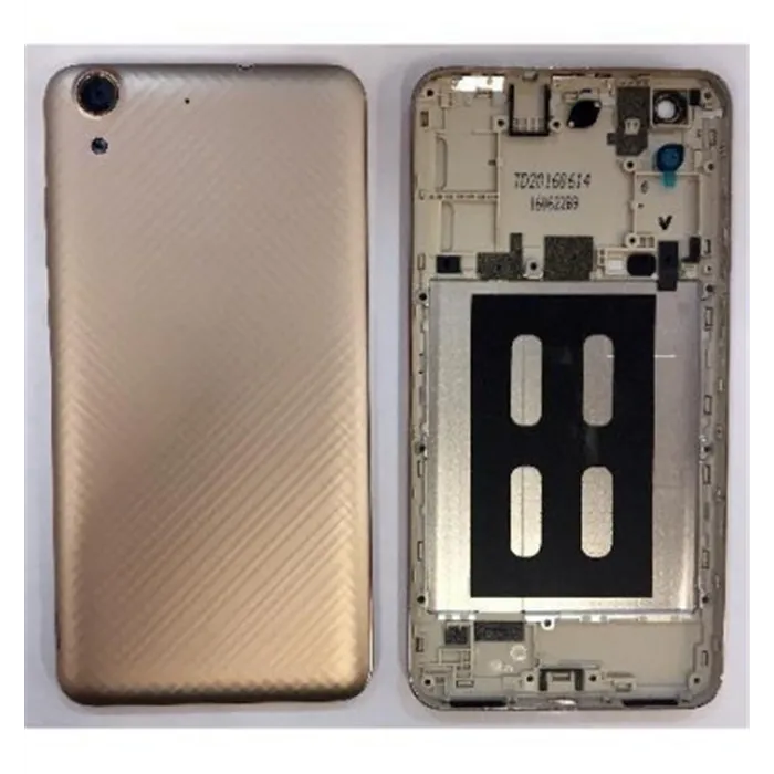 Huawei ascend Y6II 5A tapa batería dorado + carcasa trasera premium
