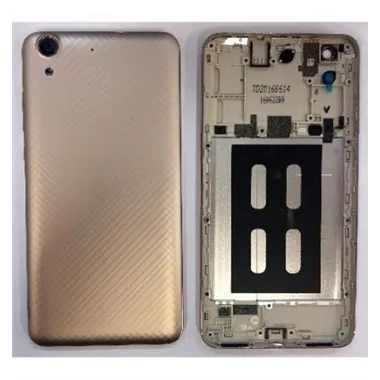 Huawei ascend Y6II 5A tapa batería dorado + carcasa trasera premium