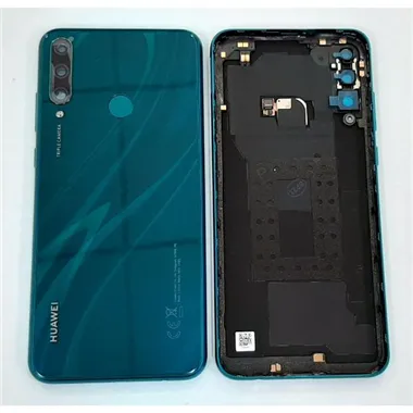 Tapa trasera o tapa bateria verde para Huawei Y6P 02353QQW Service Pack