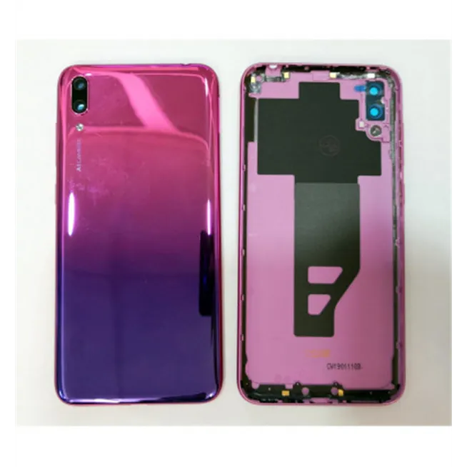 Tapa trasera o tapa bateria purpura mas cubierta camara para Huawei Y7 Pro 2019