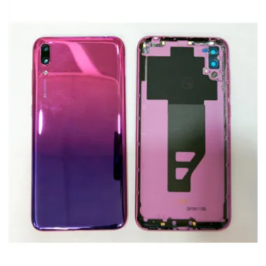 Tapa trasera o tapa bateria purpura mas cubierta camara para Huawei Y7 Pro 2019