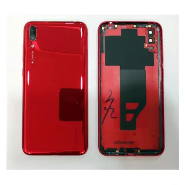 Tapa trasera o tapa bateria roja mas cubierta camara para Huawei Y7 Pro 2019