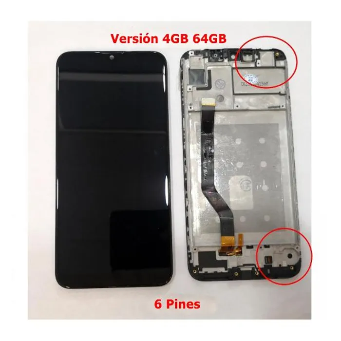 Huawei Y7 Prime 2019 Enjoy 9 Y7 2019 Y7 Pro 2019 pantalla lcd mas tactil negro mas marco negro premium Versión 4GB