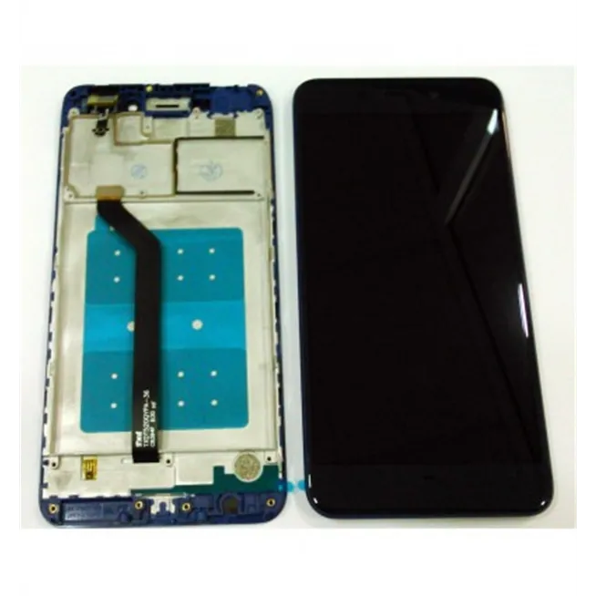Huawei Honor V9 Play Honor 6c Pro pantalla lcd + tactil azul + marco premium version 1 de tactil