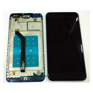 Huawei Honor V9 Play Honor 6c Pro pantalla lcd + tactil azul + marco premium version 1 de tactil