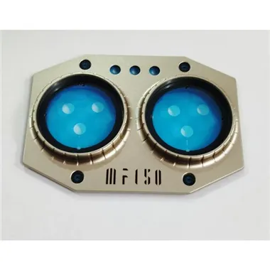 Cristal de camara con marco negro para iiiF150 Air2 Ultra 5G calidad premium