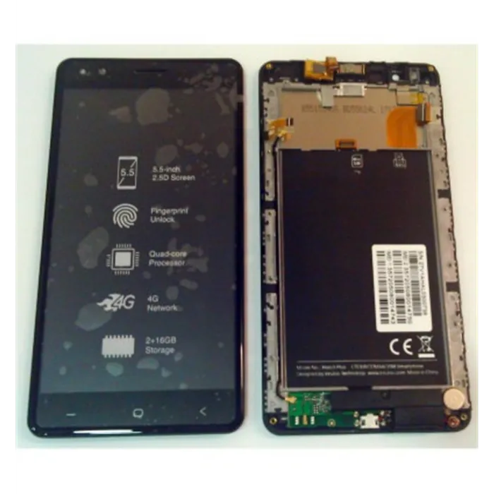 Innjoo Halo 3 Plus pantalla lcd + tactil negro + marco negro premium