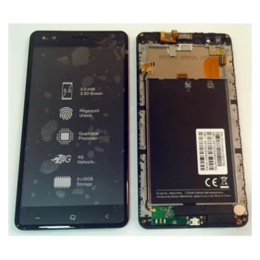 Innjoo Halo 3 Plus pantalla lcd + tactil negro + marco negro premium