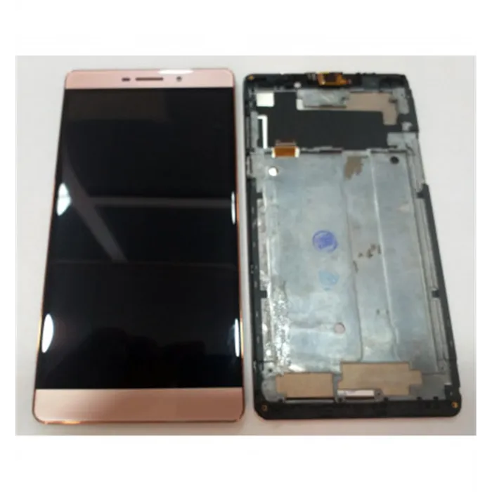 Pantalla lcd para Innjoo Max 3 mas tactil rosa mas marco rosa