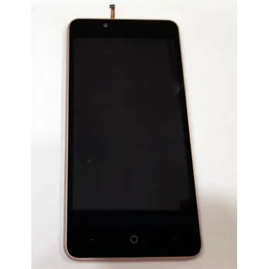 Pantalla LCD para Leagoo KIIKAA Power mas tactil negro mas marco dorado calidad premium