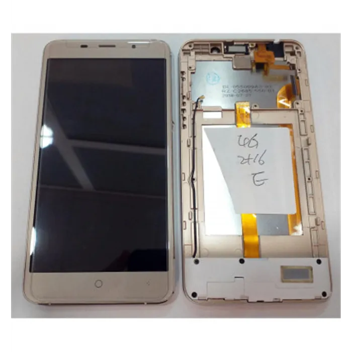 Leagoo M5 Plus pantalla lcd + tactil dorado + marco dorado