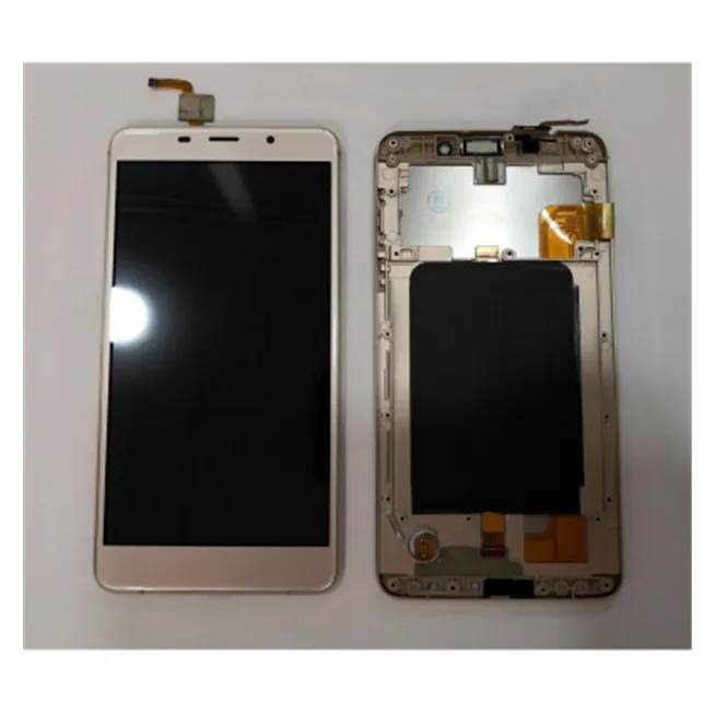 Pantalla LCD para Leagoo M8 M8 Pro mas tactil dorado mas marco dorado