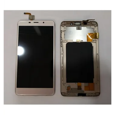 Pantalla LCD para Leagoo M8 M8 Pro mas tactil dorado mas marco dorado