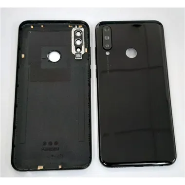 Tapa trasera o tapa bateria negra para Lenovo K10 Note mas cubierta camara