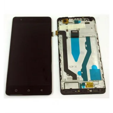 Lenovo K5 Note pantalla lcd + tactil negro + marco premium