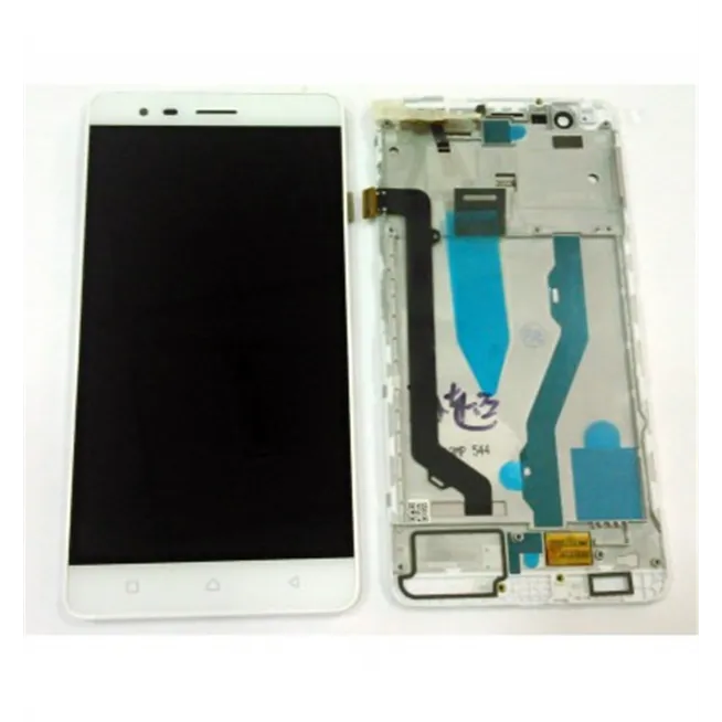 Lenovo K5 Note pantalla lcd + tactil blanco + marco premium