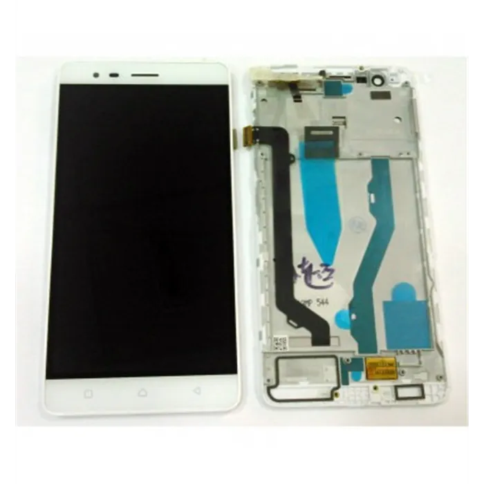 Lenovo K5 Note pantalla lcd + tactil blanco + marco premium