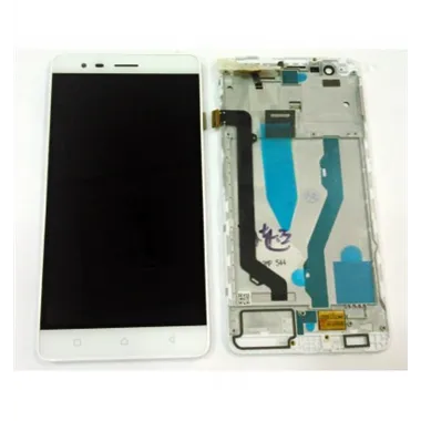 Lenovo K5 Note pantalla lcd + tactil blanco + marco premium