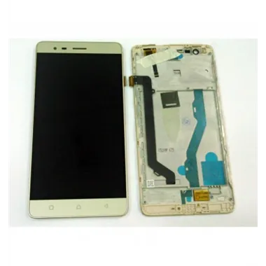 Lenovo K5 Note pantalla lcd + tactil dorado + marco premium