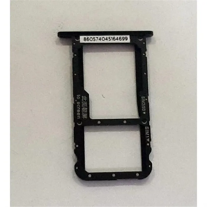 Soporte o bandeja sim negra para Lenovo K5 Pro calidad premium