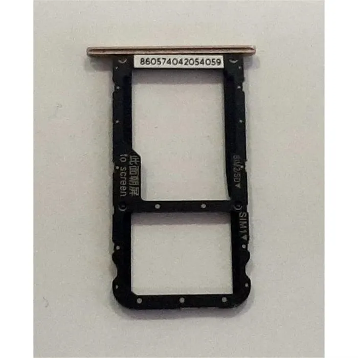 Soporte o bandeja sim dorado para Lenovo K5 Pro calidad premium