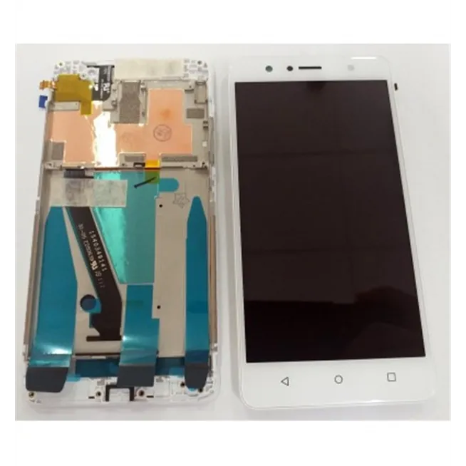 Lenovo K8 Plus K8+ pantalla lcd + tactil blanco + marco premium