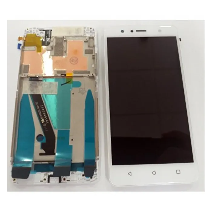 Lenovo K8 Plus K8+ pantalla lcd + tactil blanco + marco premium